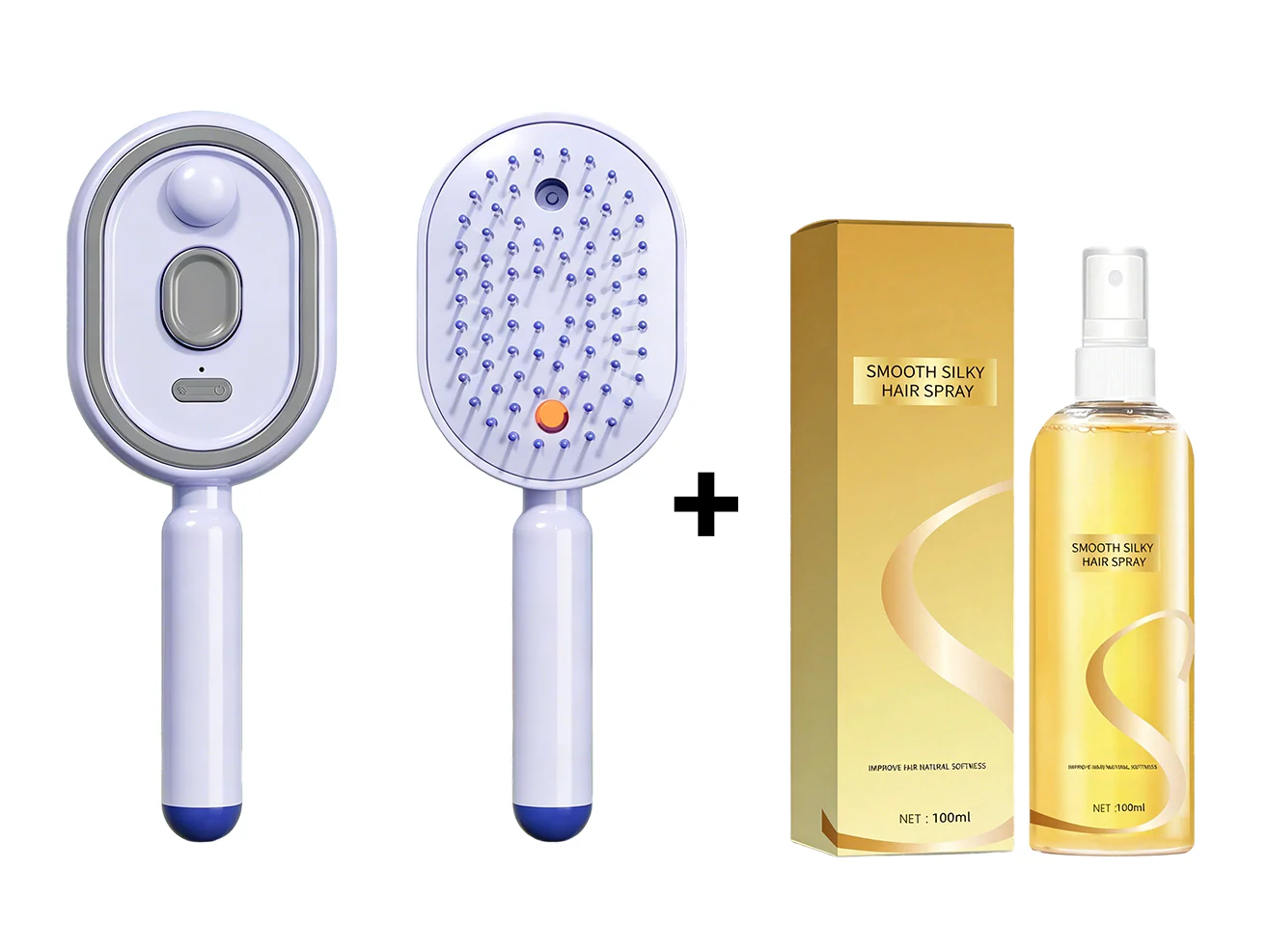 🥳2026 HOT SALE🥳Electric Spray Massage Hairbrush(🛒Free shipping)