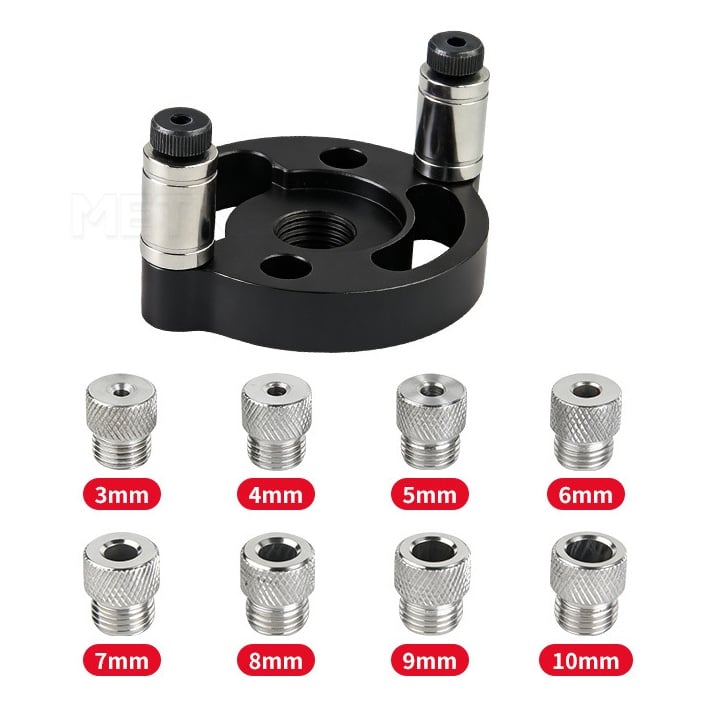 🔧Self-Centering Doweling Jig – Precision Drill Guide for Flawless Woodworking Joints