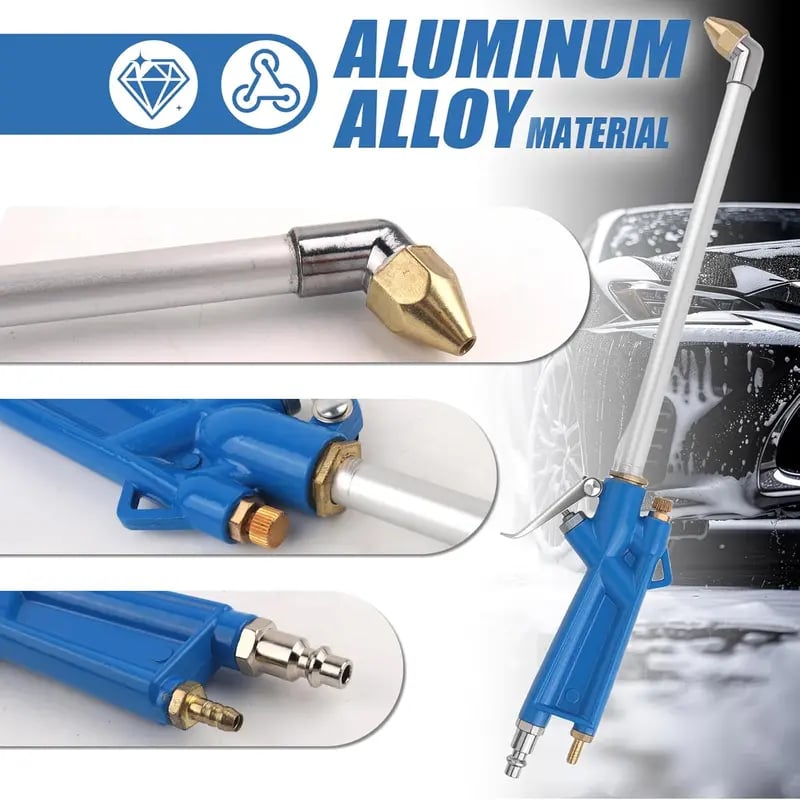 Pneumatic Air Blow Gun - Heavy-Duty Industrial Metal Mechanic Tool
