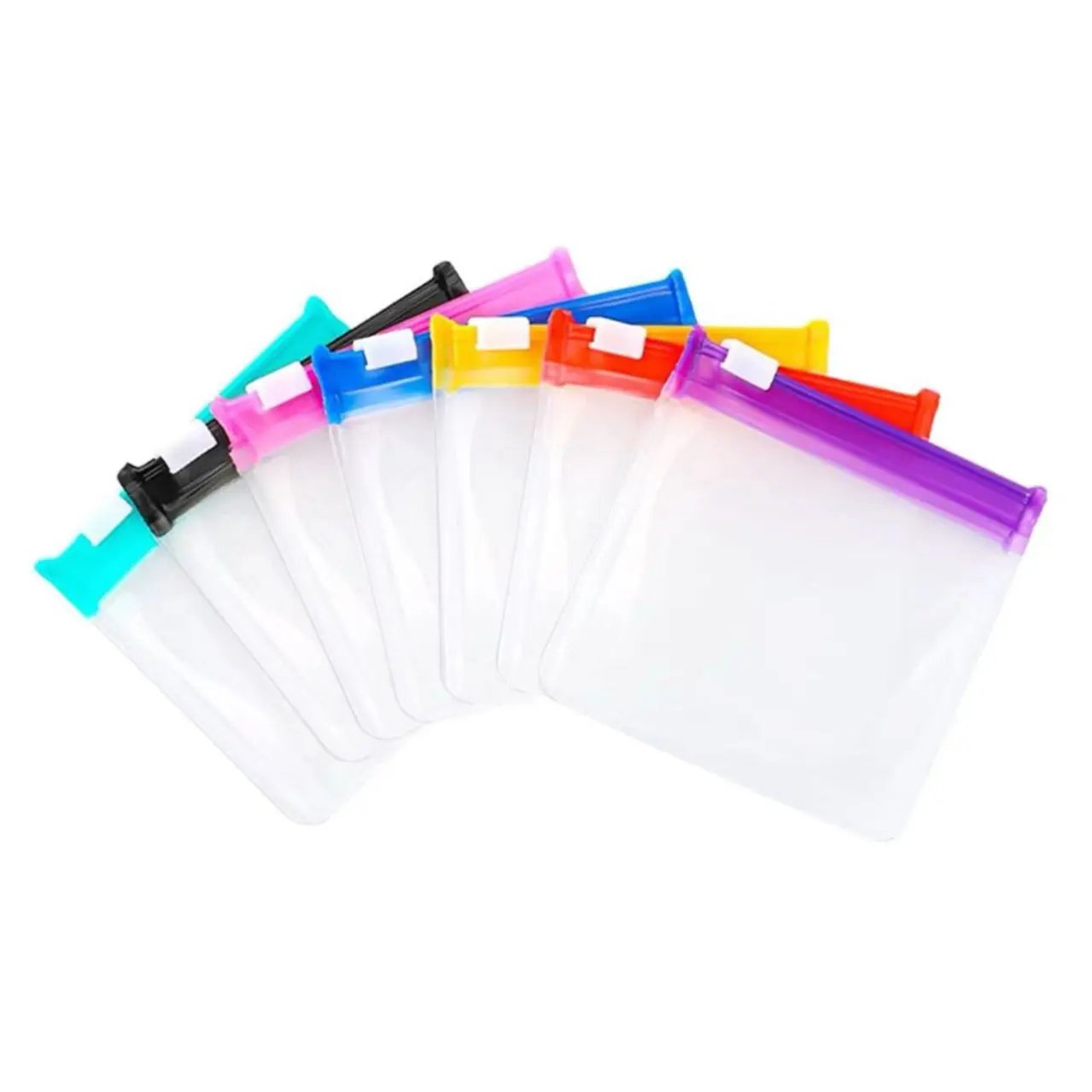 Clear Zipper Pill Storage Bag, 7 Counts/set Reusable Pill Organizer, Portable Pill Organizer Storage Bag