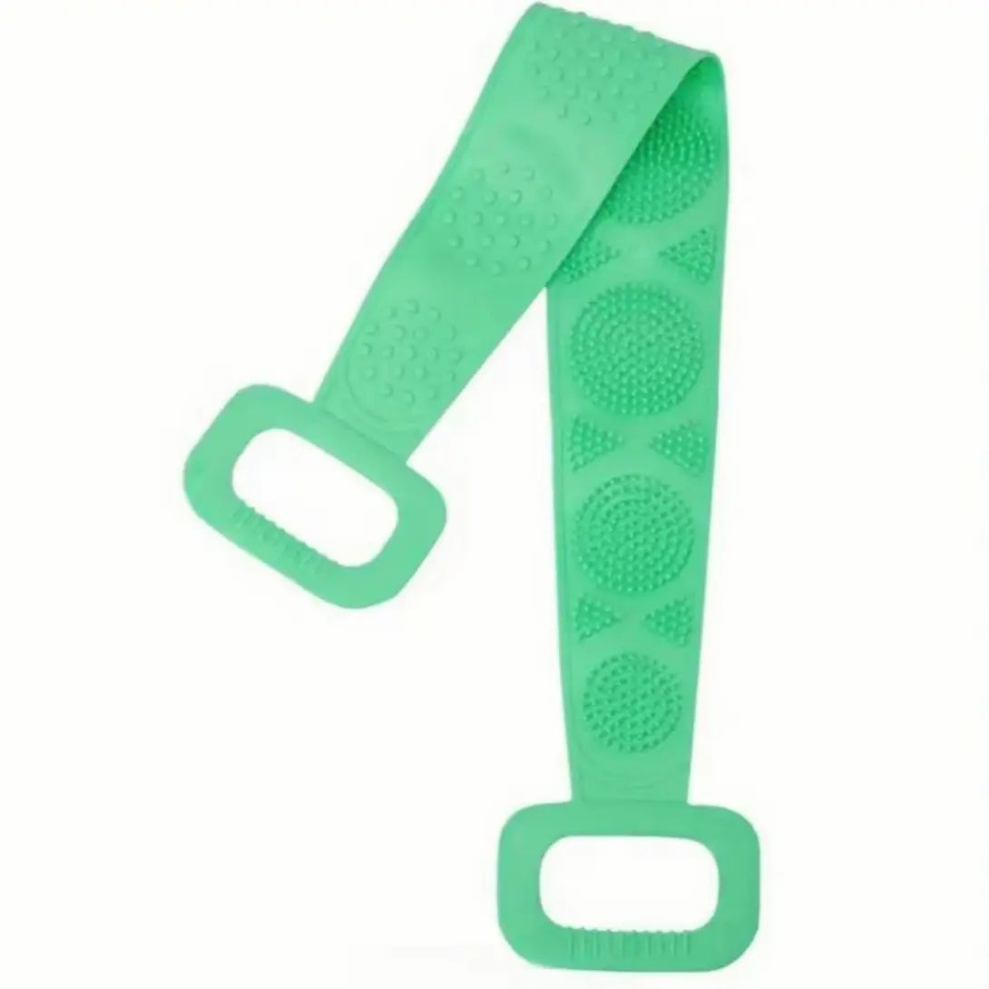 Silicone Bath Brush – Double-Sided Exfoliating Back Scrubber