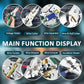 16 in 1 Wire Stripper Twister for Cutting and Pulling Wires,Cable Scissors,Voltage Tester Pliers, 12V to 250V Live,Null,Hot Wire Judgment AC DC, Audible and Flashing LED Alarms