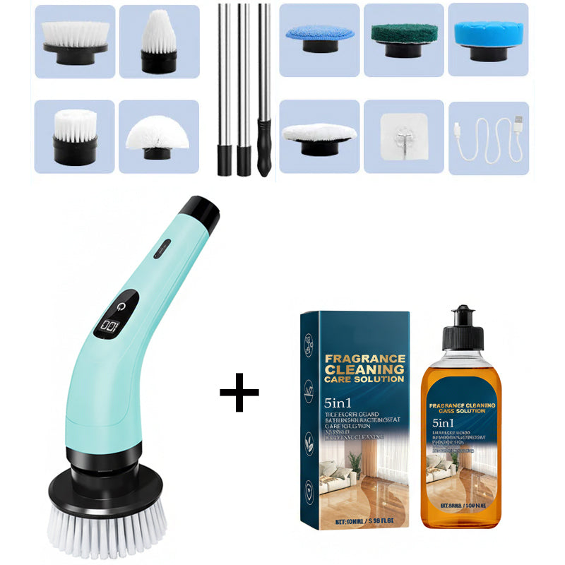 🔥 50% OFF Limited Sale🧽9-in-1 Electric Cleaning Brush🏠Multi-Purpose for Home