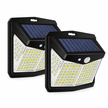 NightHawk - 128 LED Solar Security Lights (Set of 2)