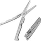 ✂️ 2-in-1 Foldable EDC Scissors with Built-In Ruler