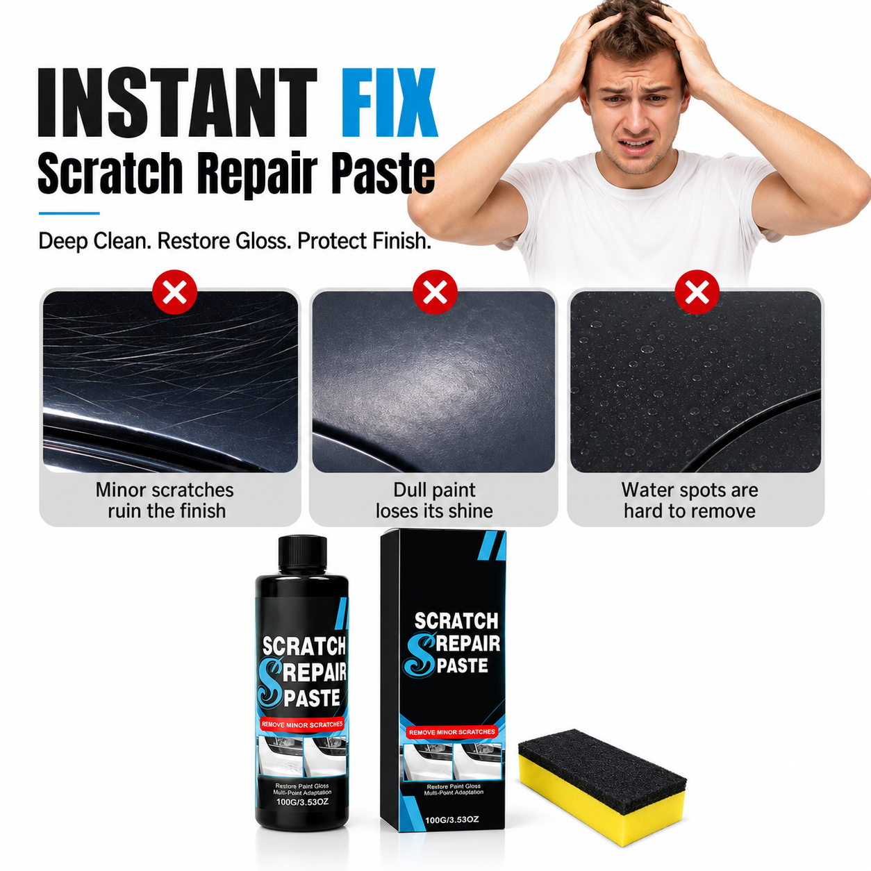Professional Car Scratch Repair Paste