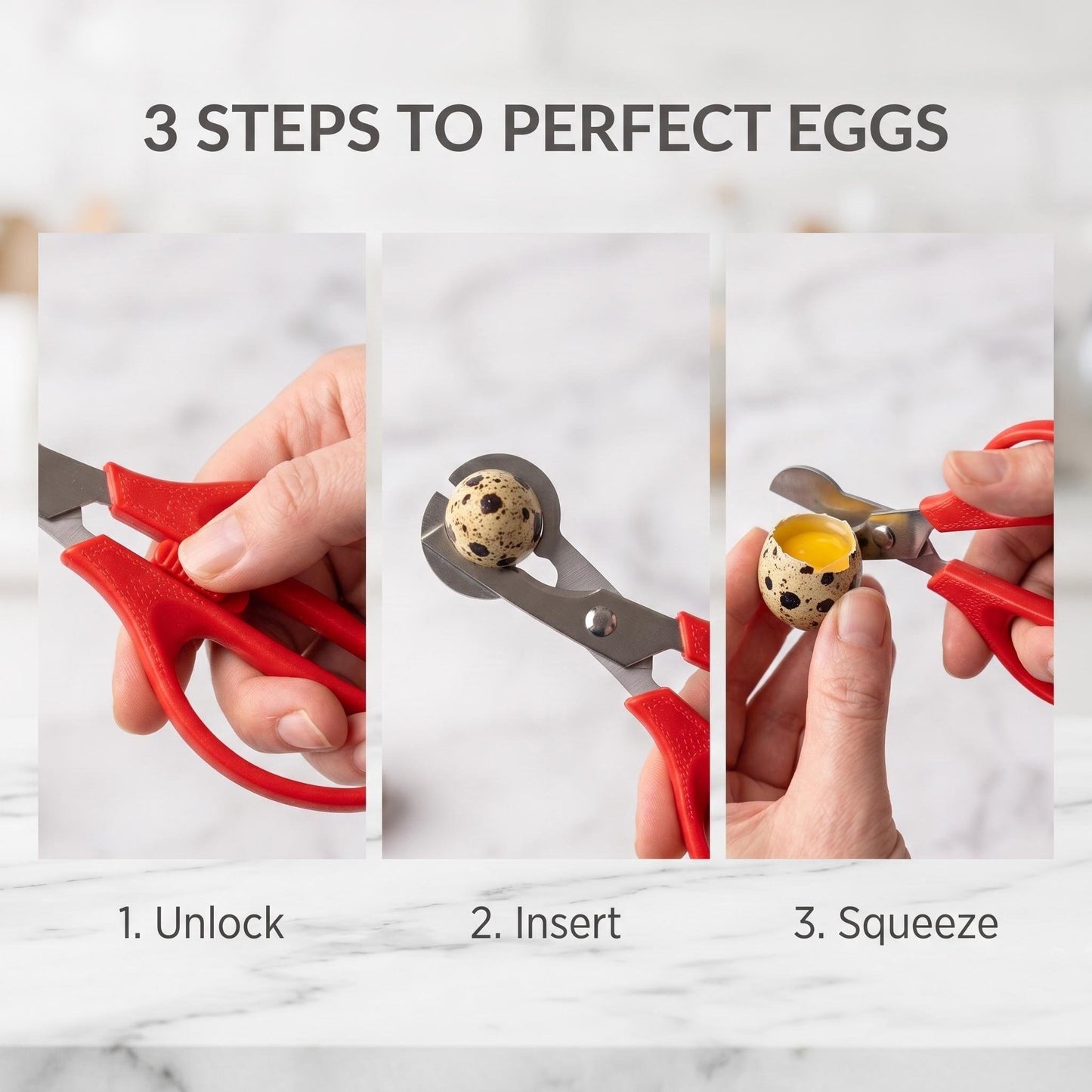 Stainless Steel Quail Egg Scissors for Cutting and Opening Eggs