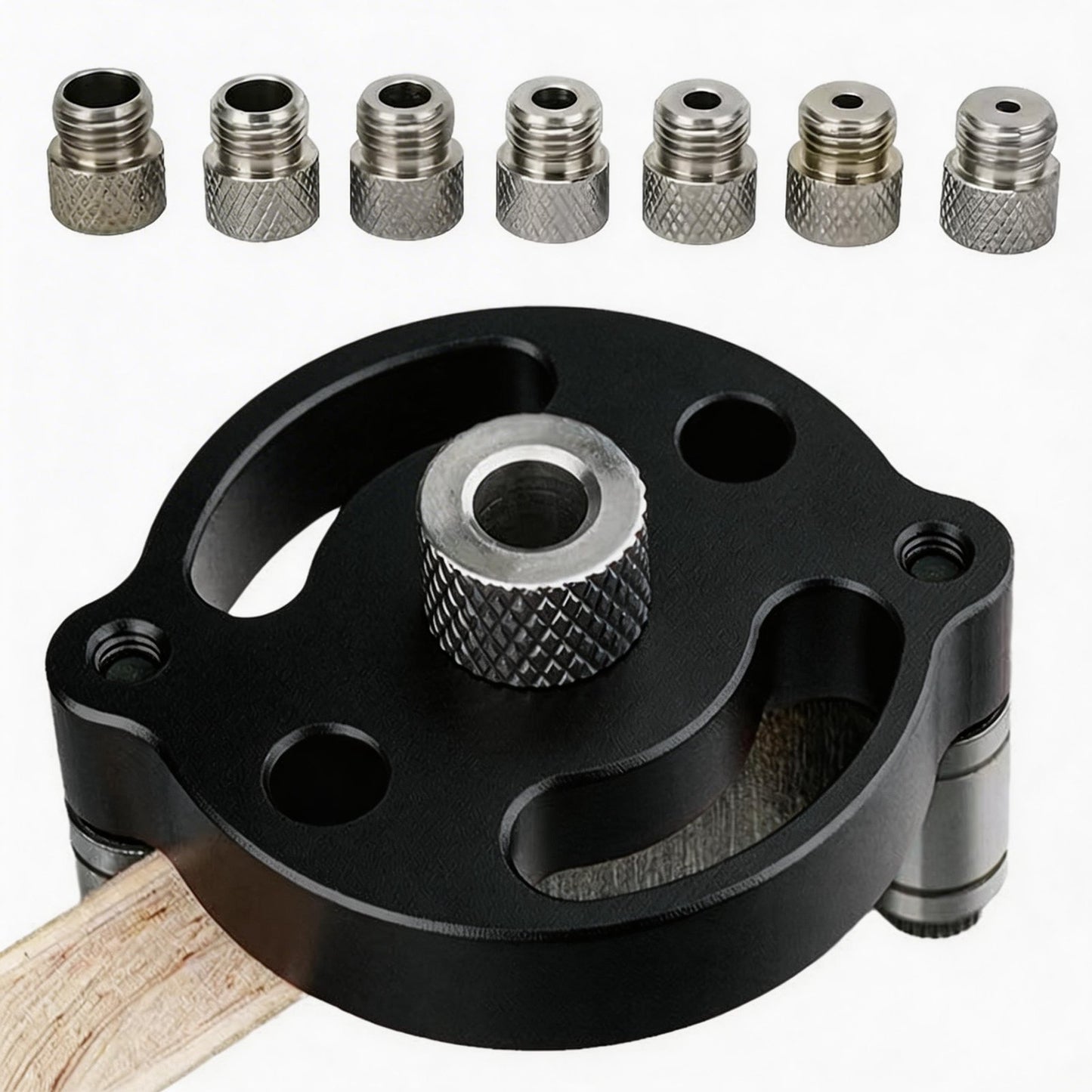 🔧Self-Centering Doweling Jig – Precision Drill Guide for Flawless Woodworking Joints