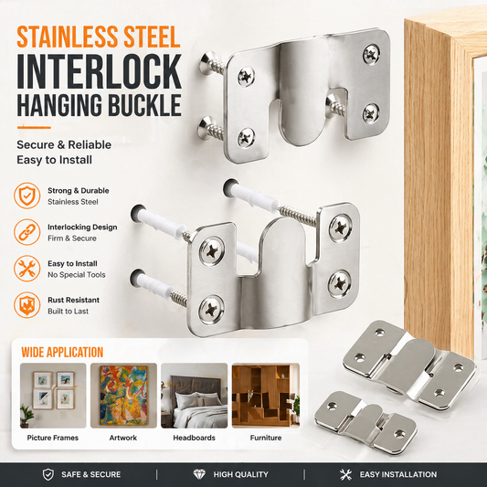 Stainless Steel Interlock Hanging Buckle
