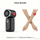 Portable Clip-On Cooling Fan | Hands-Free Strong Wind with LED Battery DisplayInstant cooling on the go