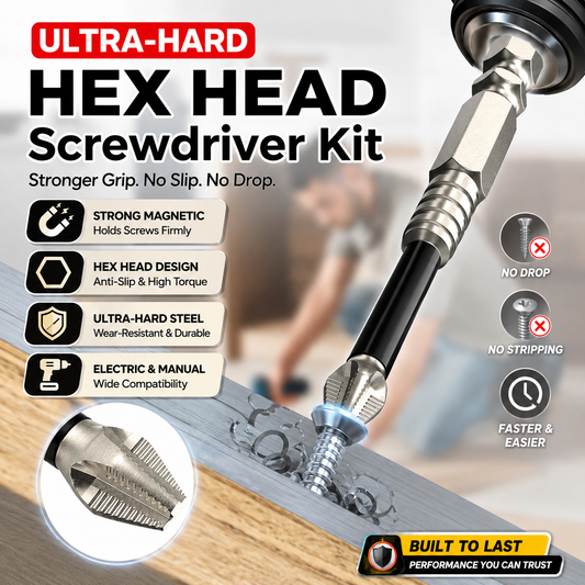 💥Hot Sale 50% OFF🔥Strong Magnetic Hex Head Screwdriver Set 🔥BUY 2 GET 1 FREE（3SET)
