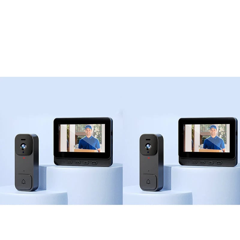 🏠⚡ LIMITED TIME ! Smart Video Doorbell with 4.3" Display – Real-Time Monitoring & Two-Way Talk 🏡💖