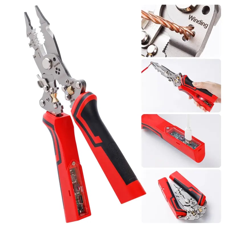 🎁Father's Day Gift🔧 16-in-1 Multifunctional Wire Stripper Twister – Professional Electrical Tool