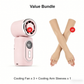 Portable Clip-On Cooling Fan | Hands-Free Strong Wind with LED Battery DisplayInstant cooling on the go
