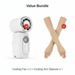 Portable Clip-On Cooling Fan | Hands-Free Strong Wind with LED Battery DisplayInstant cooling on the go