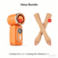 Portable Clip-On Cooling Fan | Hands-Free Strong Wind with LED Battery DisplayInstant cooling on the go