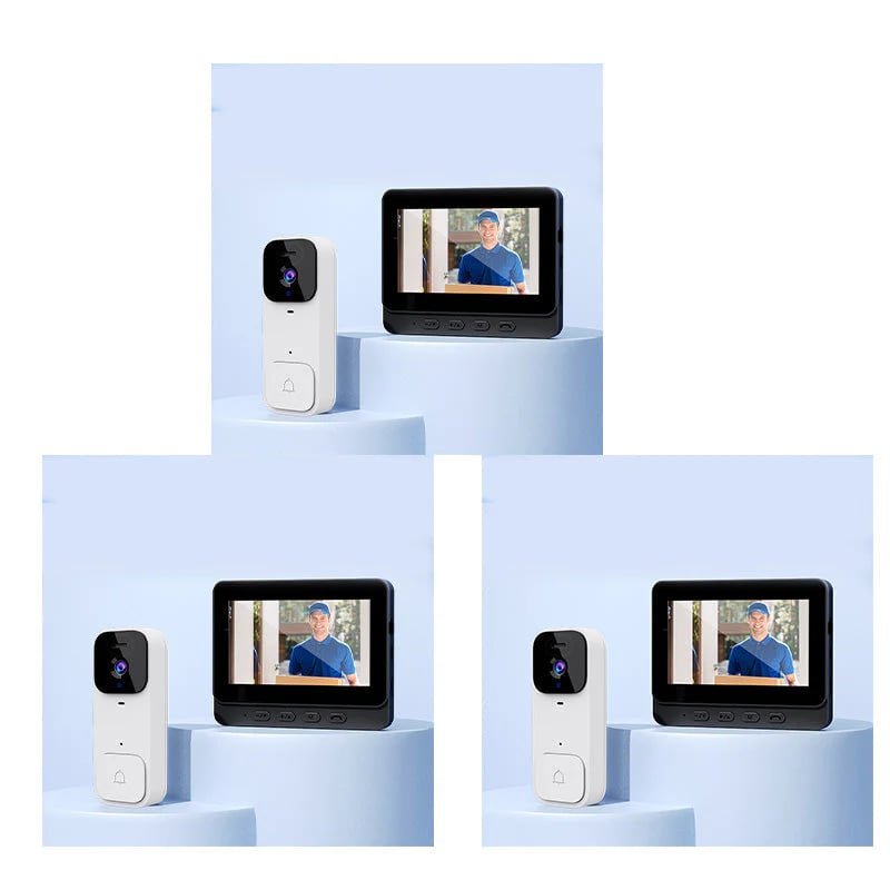 🏠⚡ LIMITED TIME ! Smart Video Doorbell with 4.3" Display – Real-Time Monitoring & Two-Way Talk 🏡💖
