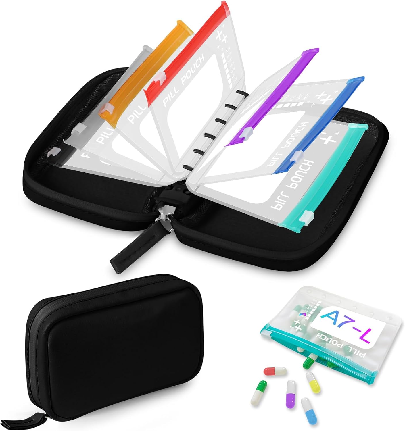 🏆Flash Sale⚡50K+ SOLD! Waterproof Pill Pouch Set-14Pcs Bags Inside