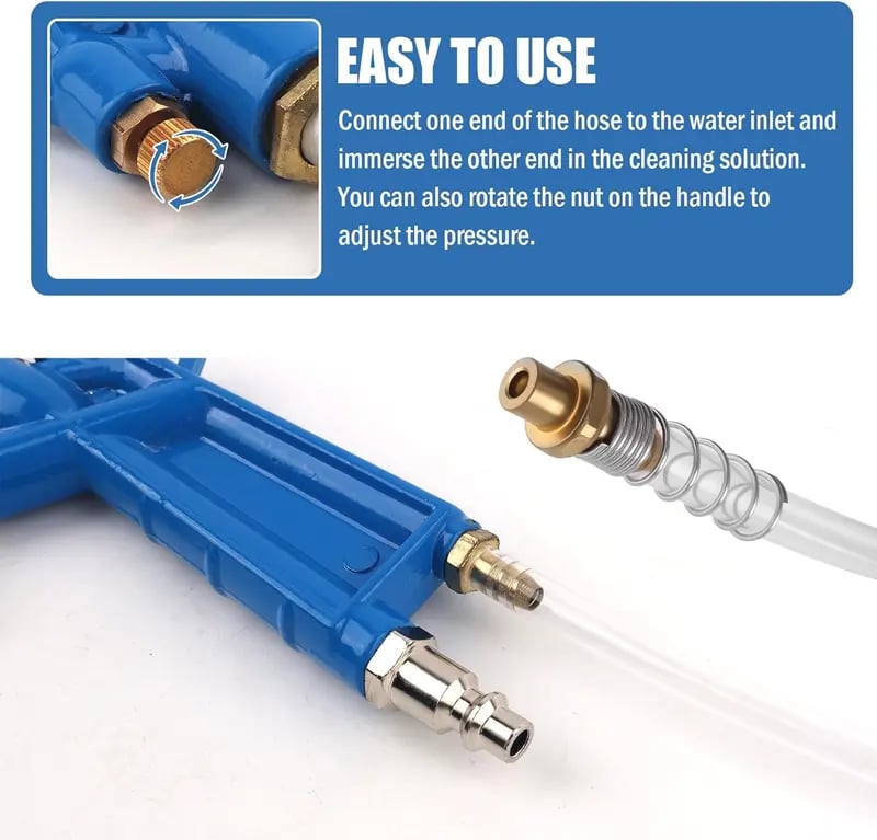 Pneumatic Air Blow Gun - Heavy-Duty Industrial Metal Mechanic Tool