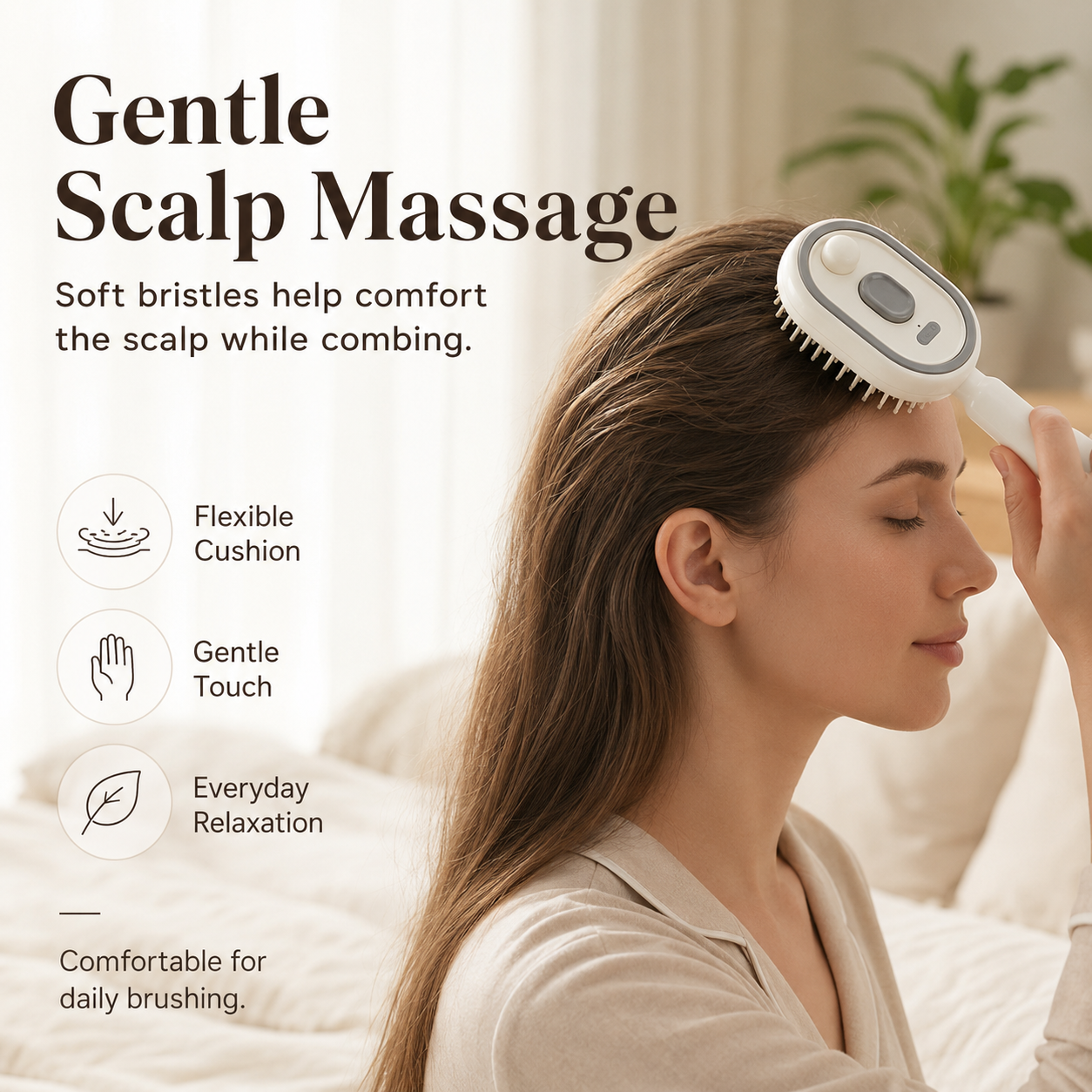 🥳2026 HOT SALE🥳Electric Spray Massage Hairbrush(🛒Free shipping)