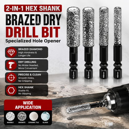 🔥 Precision Dry Drill Hole Opener – Fast, Durable & Multi-Material (Metal, Wood, Ceramic)
