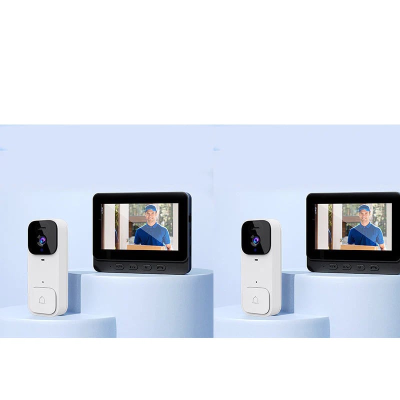 🏠⚡ LIMITED TIME ! Smart Video Doorbell with 4.3" Display – Real-Time Monitoring & Two-Way Talk 🏡💖