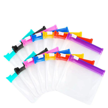 Clear Zipper Pill Storage Bag, 7 Counts/set Reusable Pill Organizer, Portable Pill Organizer Storage Bag