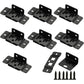 8-Pack Heavy-Duty Stainless Steel Corner Brackets – Quick Fitting L Shape Furniture Joint Braces with Screws