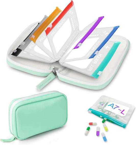 🏆Flash Sale⚡50K+ SOLD! Waterproof Pill Pouch Set-14Pcs Bags Inside