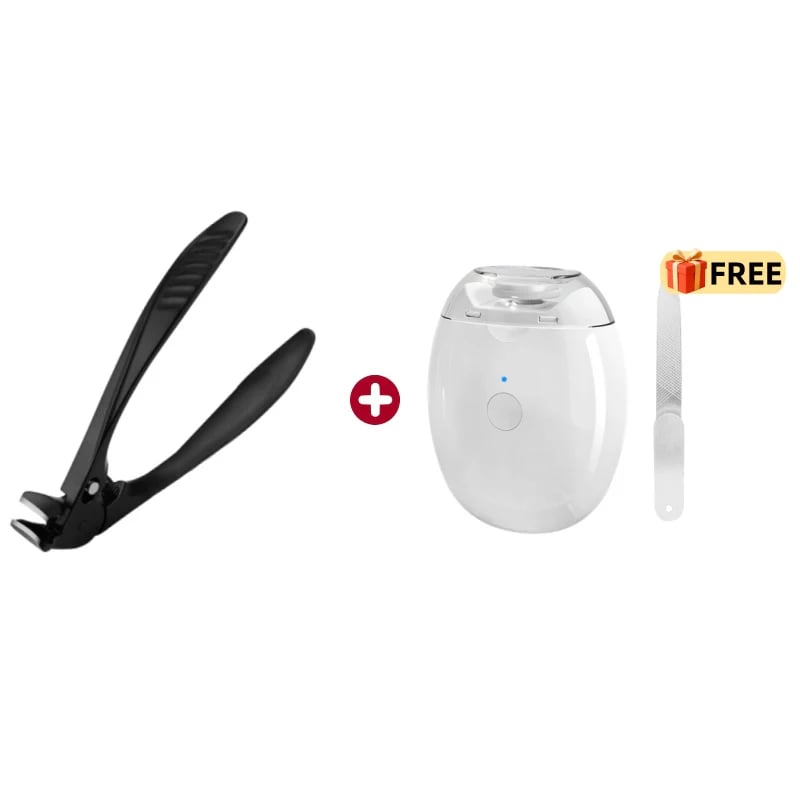 ⏳LAST DAY SALE 50% OFF !!📢Perfect Curved Design | Stainless Steel Nail Clipper | Effortless Grip for Seniors ✨