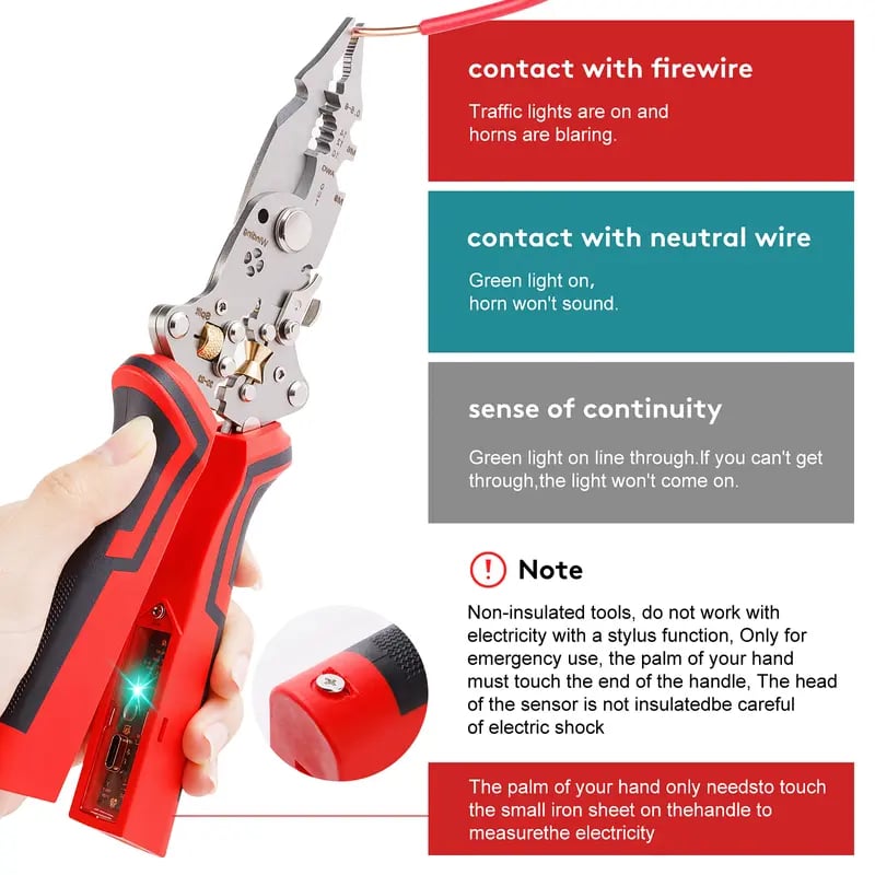 🎁Father's Day Gift🔧 16-in-1 Multifunctional Wire Stripper Twister – Professional Electrical Tool
