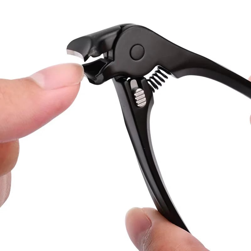 ⏳LAST DAY SALE 50% OFF !!📢Perfect Curved Design | Stainless Steel Nail Clipper | Effortless Grip for Seniors ✨