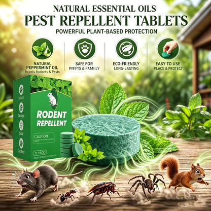 🌿 Natural Peppermint Rodent Repellent – 12 Pack | Safe, Chemical-Free Pest Control