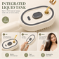 Electric Spray & Massage Hair Brush – Nourishing Mist Detangling Brush with One-Touch Cleaning