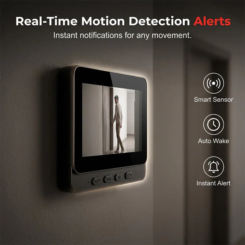 🏠⚡ LIMITED TIME ! Smart Video Doorbell with 4.3" Display – Real-Time Monitoring & Two-Way Talk 🏡💖
