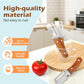🔪✨Heavy-Duty Stainless Steel Vegetable Peeler with Ergonomic Wood Handle & Built-in Bottle Opener