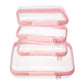 💥Hot Sale 50% OFF-4 PCS Clear Organizer Storage Box Clear Hard Zipper Case PVC Plastic CLear Storage Containers