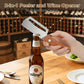 🔪✨Heavy-Duty Stainless Steel Vegetable Peeler with Ergonomic Wood Handle & Built-in Bottle Opener