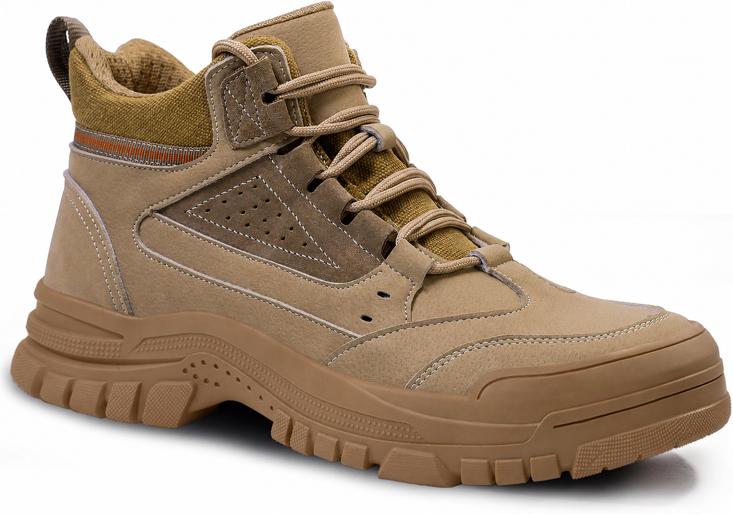 Steel Toe Boots for Men Puncture Resistant Safety Work Boots with Kevlar Midsole Industrial Lightweight Men's Work & Utility Protective Shoes for Construction Warehouse Factory