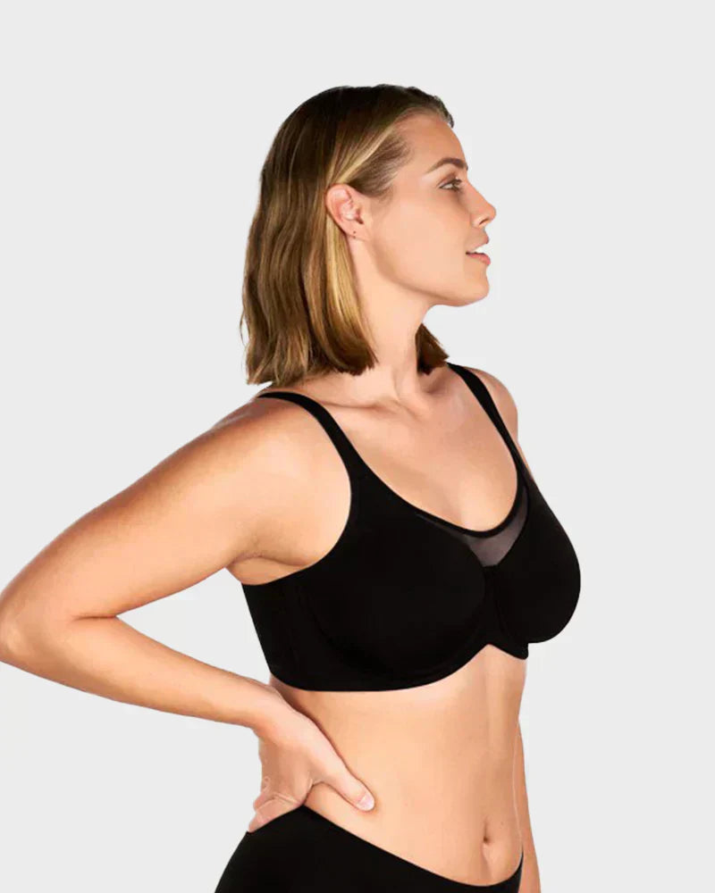 🏆 Last Day Special Price $16.99! 💐Women's Elegant Sheer Full Coverage Plus Size Bra