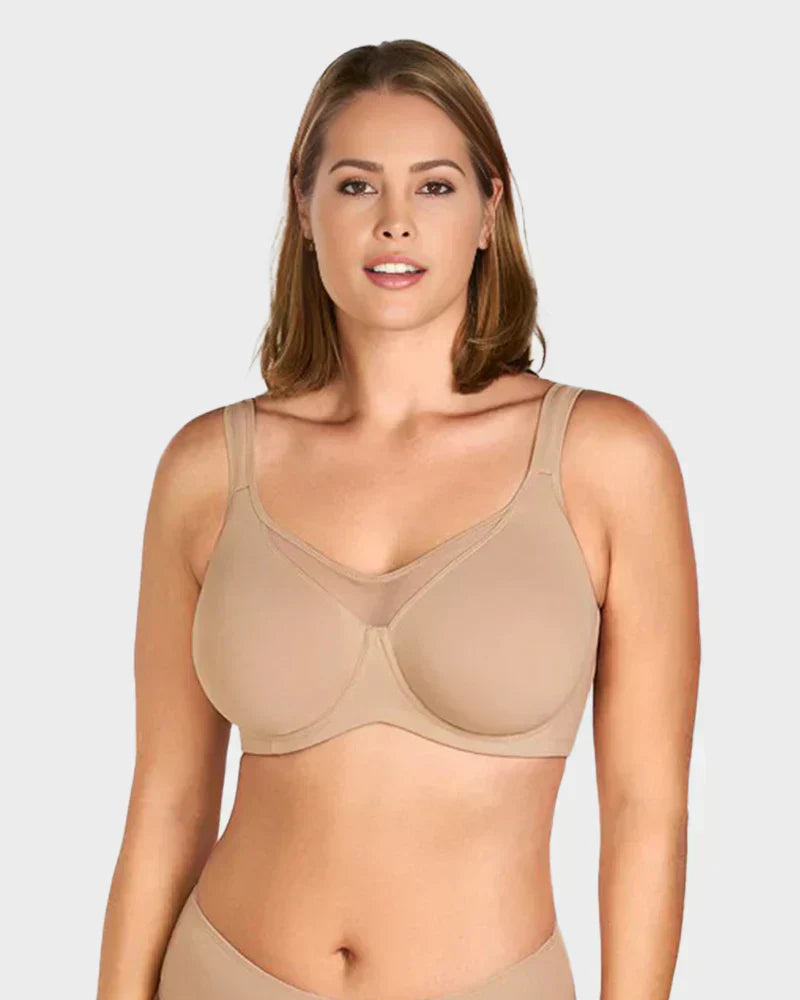 🏆 Last Day Special Price $16.99! 💐Women's Elegant Sheer Full Coverage Plus Size Bra