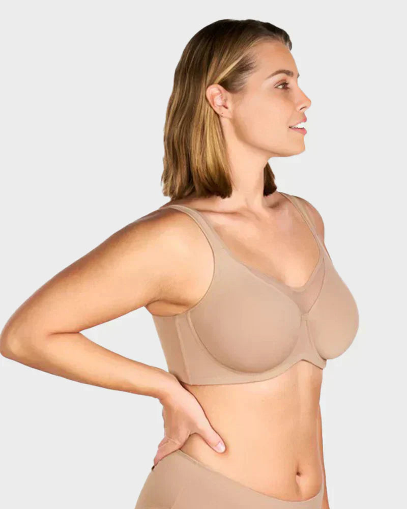 🏆 Last Day Special Price $16.99! 💐Women's Elegant Sheer Full Coverage Plus Size Bra