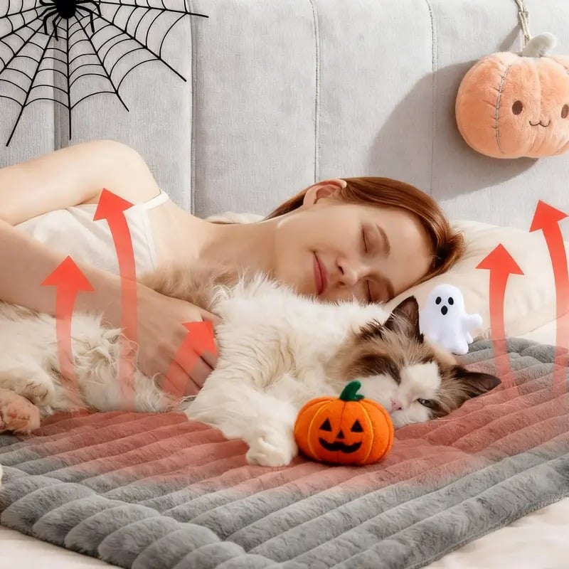 Winter essentials for your pet🐈️🐕️Self Warming pet insulation pad🔥