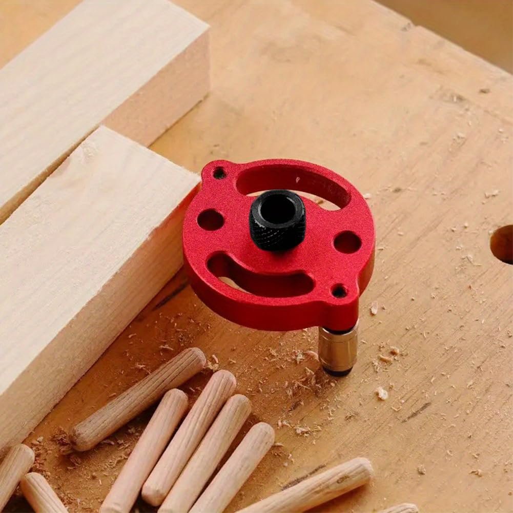 🔧Self-Centering Doweling Jig – Precision Drill Guide for Flawless Woodworking Joints