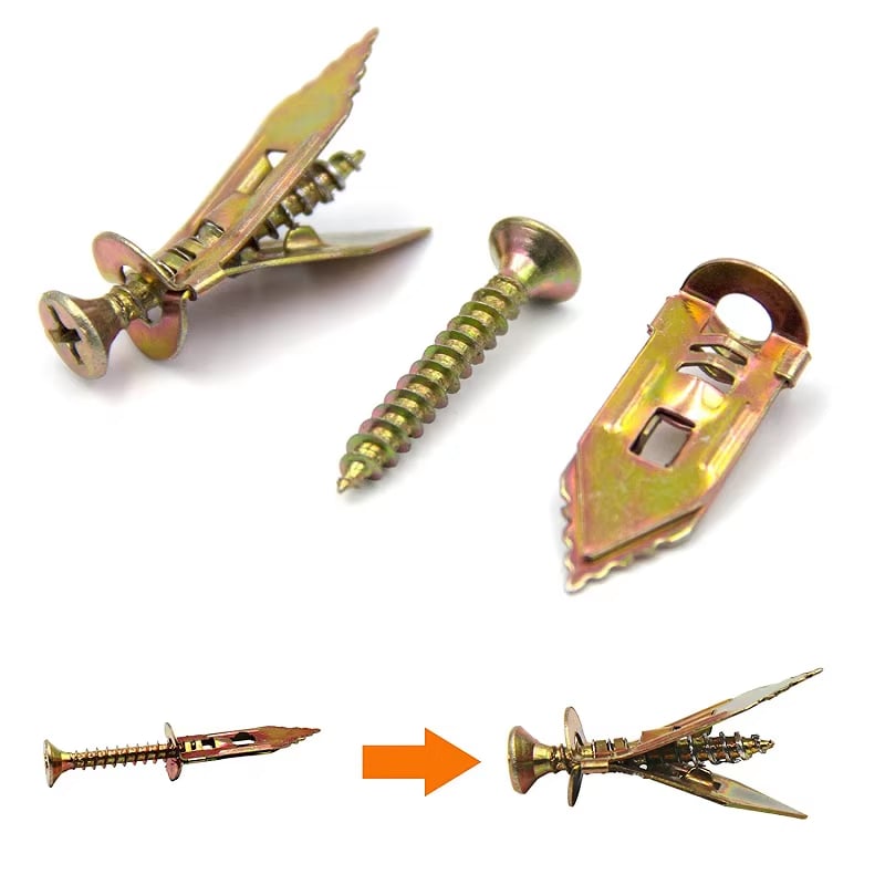 🔥Self-Drilling Drywall Anchors Kit - No Drill Needed