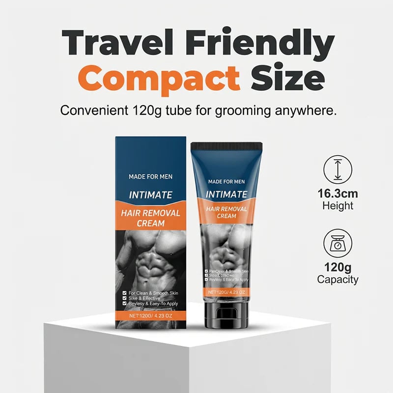 💥Hot Sale 50% OFF🧔Men’s Intimate Area Hair Removal Cream – Silky Smooth & Long-Lasting