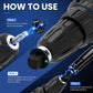 Ultra-Low Profile Impact Socket Adapter Set (4-Piece)