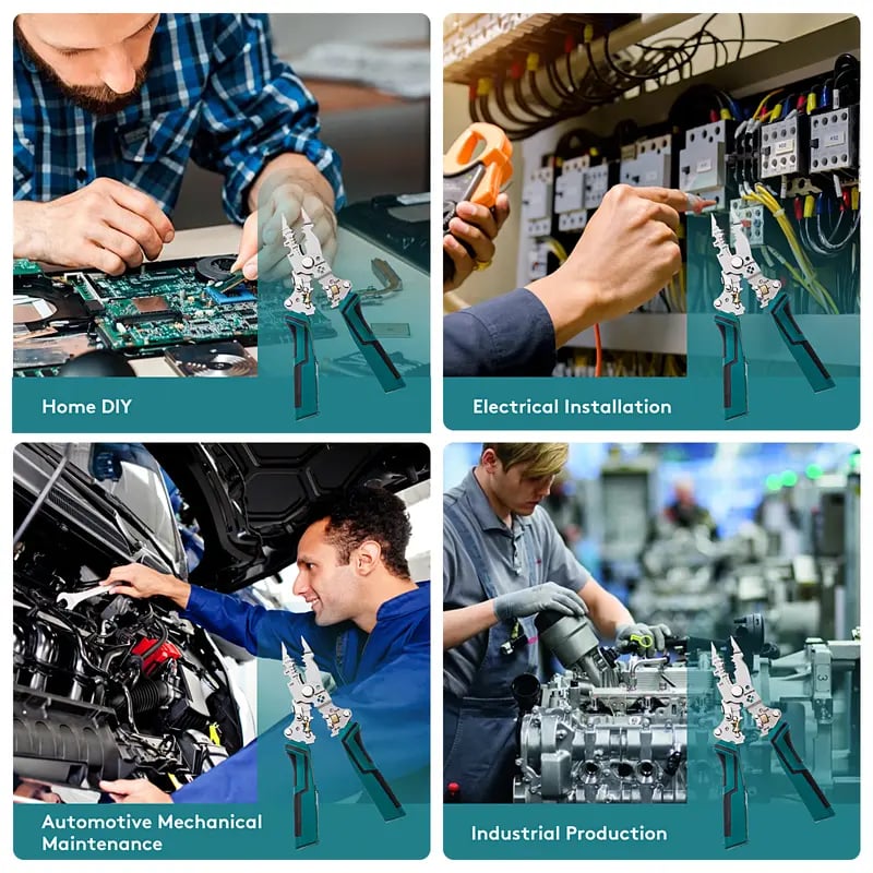 🎁Father's Day Gift🔧 16-in-1 Multifunctional Wire Stripper Twister – Professional Electrical Tool