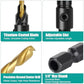 🛠️ 5PCS Countersink Drill Bit Set – Precision Drilling for Perfect Screw Holes