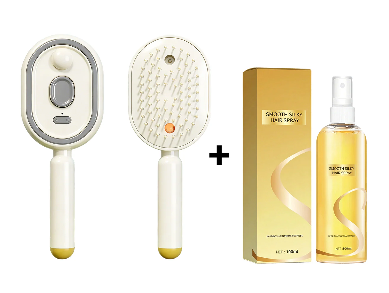 🥳2026 HOT SALE🥳Electric Spray Massage Hairbrush(🛒Free shipping)